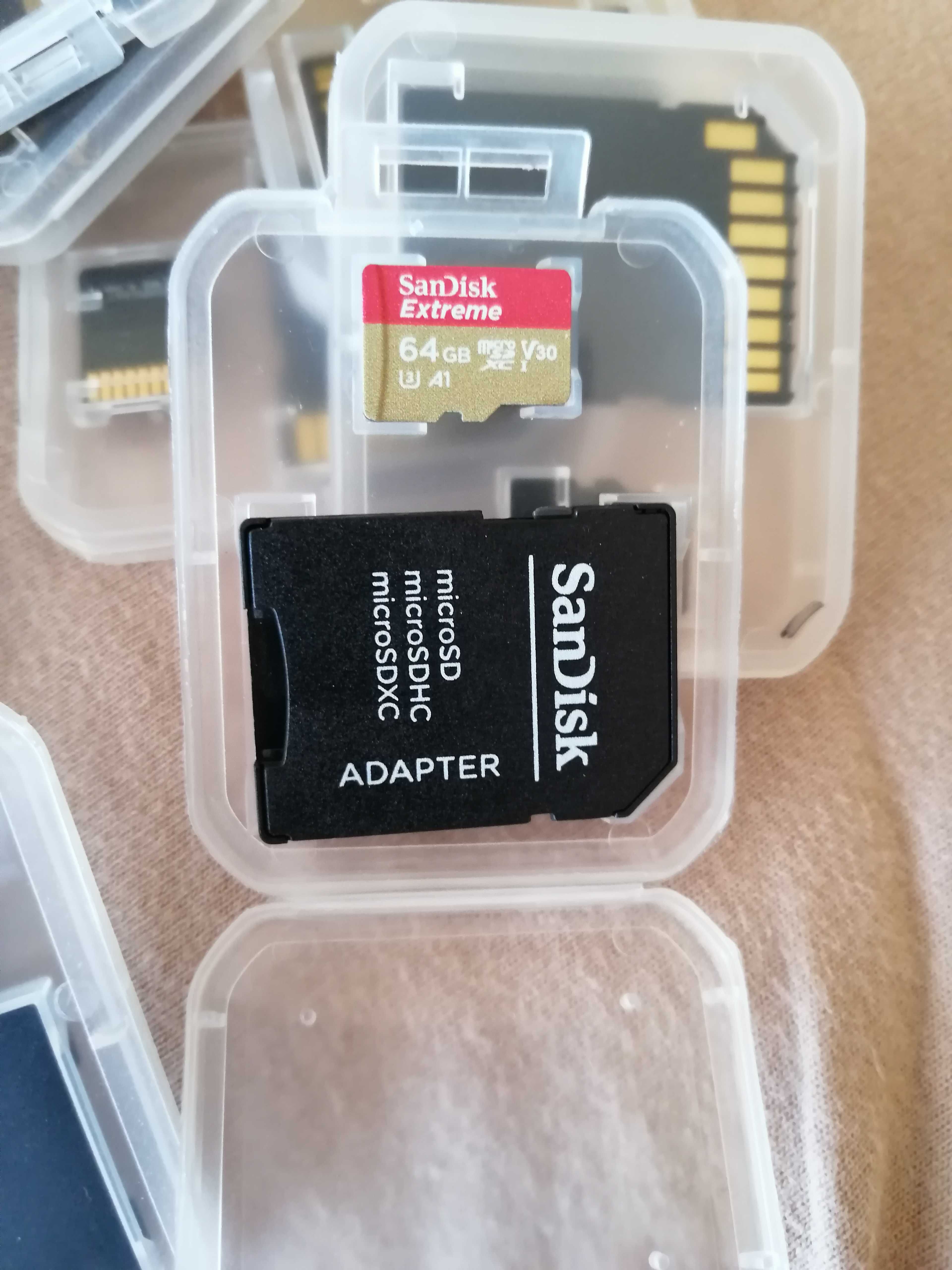 Okazja wyprzedaż- 92 kart SanDisk micro SD i SD - nowe, oryginalne
