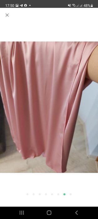 Шовкова сукня міді з поясом