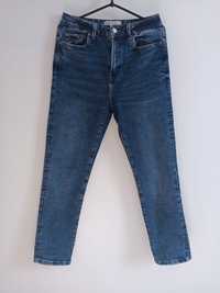 Spodnie jeansowe 38 primark proste granatowe