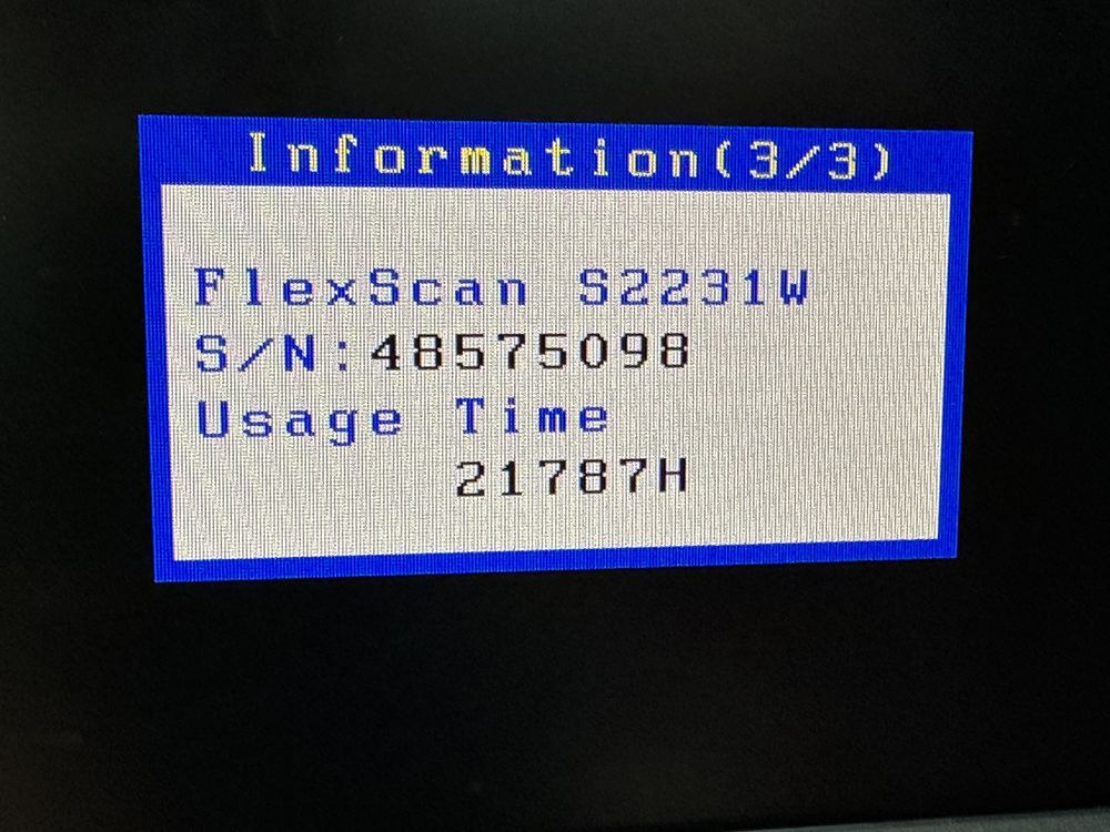 Eizo Flexscan s2231w