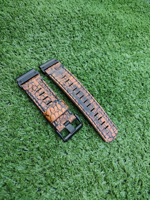 Pasek do zegarka Garmin szerokość 26 mm QuickFit skóra handmade