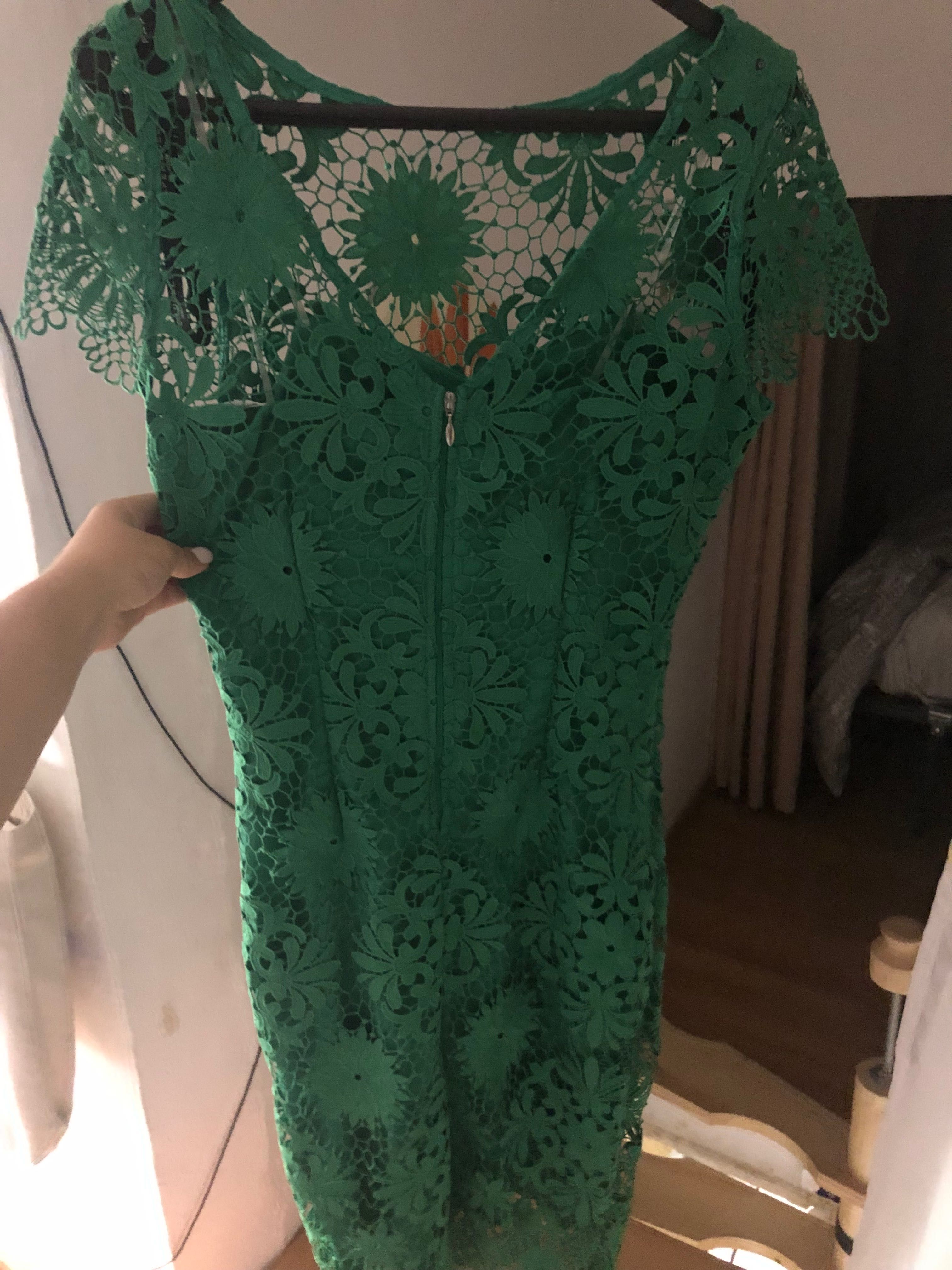 Vestido cerimónia NOVO com etiqueta | verde esmeralda