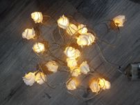 Luzes led em forma de rosa