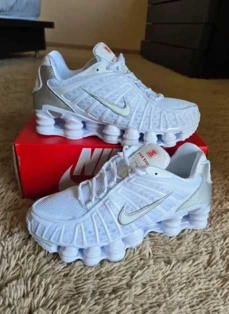 Buty meskie Mokasyny Nike_Shox_TL_White R.40