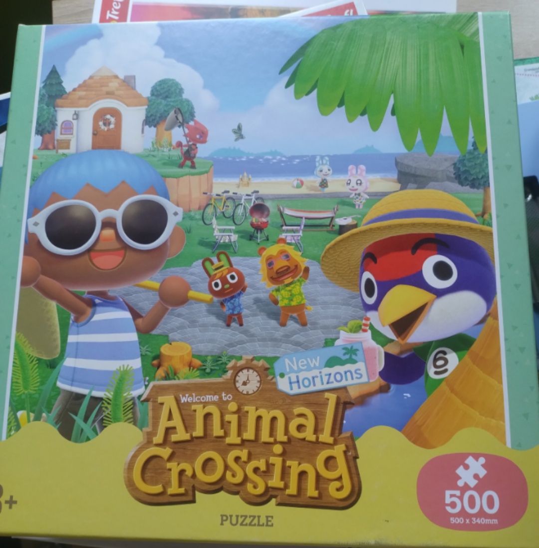 Puzzle Animal Crossing 500 elementów, kompletne.