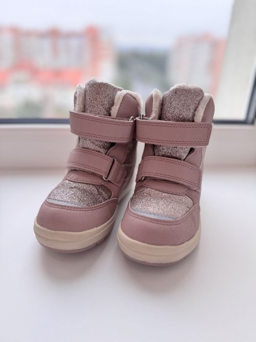 Зимові ботинки Viking Goretex для дівчинки 26 розмір, ботінки, сапожки