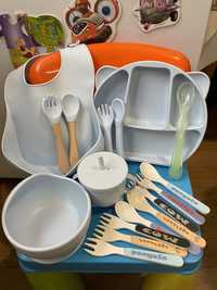 Набор детской силиконовой посуды/Дитячий силіконовий посуд