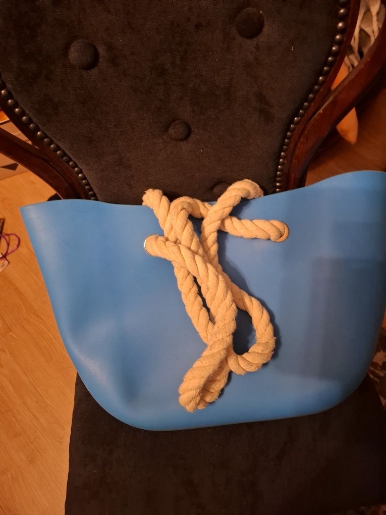 Niebieska torba o bag