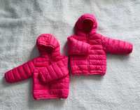 Куртка рожева розовая малинова для дівчини девочки 9-12 місяців 80 см