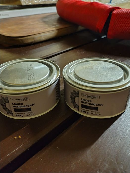 Lakier dekoracyjny czarna Stal ! Nowy.