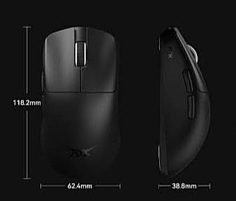 Нова ‼️ ігрова бездротова миша ATK F1 Pro чорна. Сенсор PAW3950