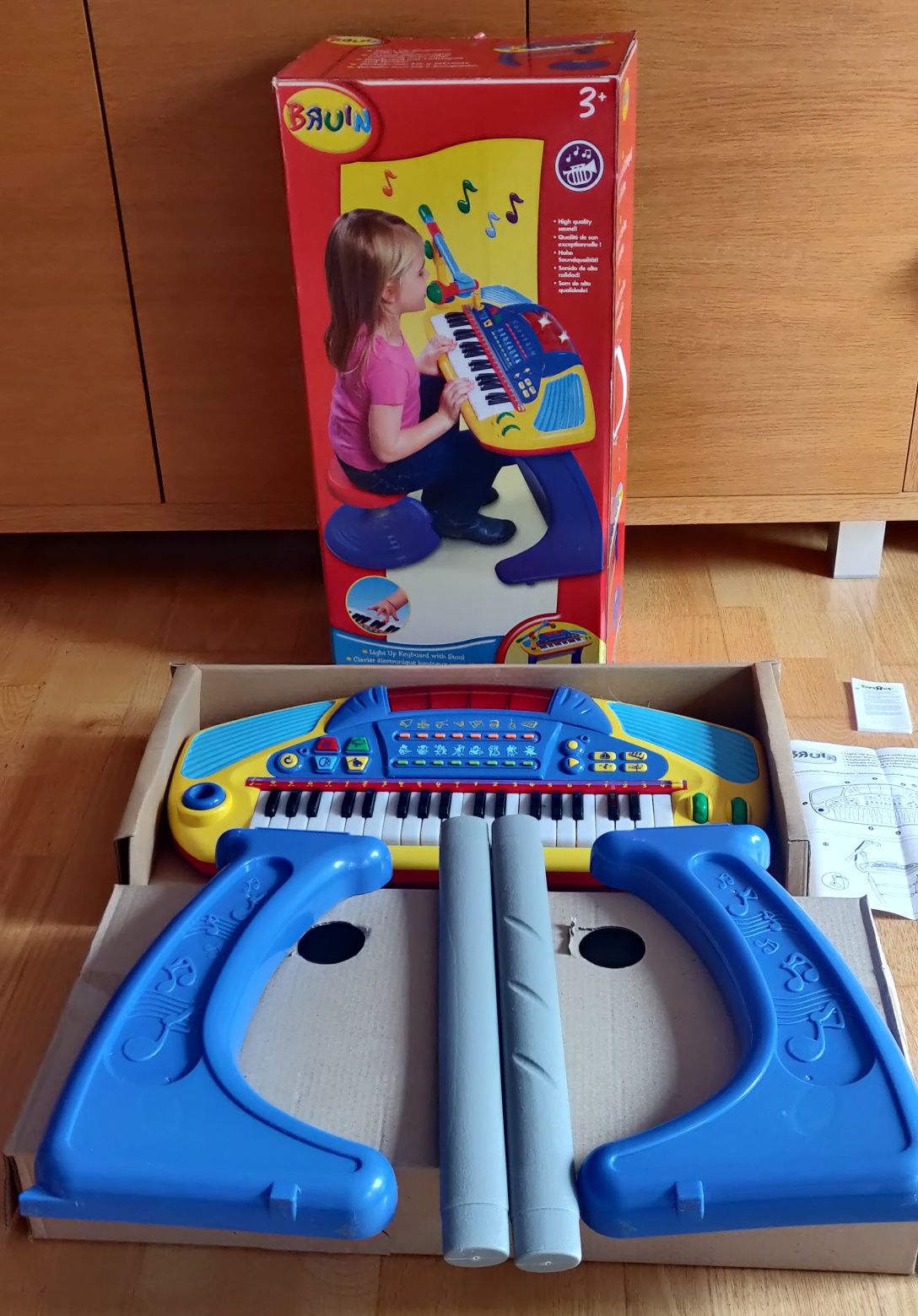 Pianino dla dzieci mikrofon ToysRUs w oryginalnym pudełku! Jak nowe!