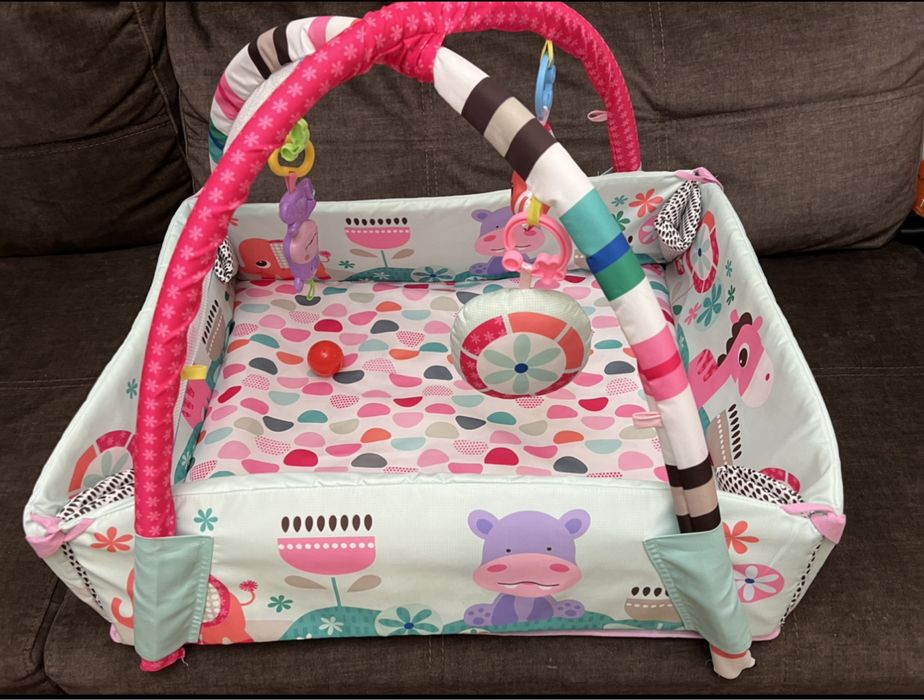 Детский коврик-манеж для новонарожденного