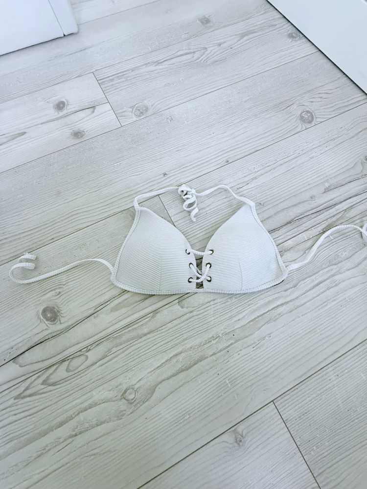 Góra od stroju kąpielowego Calzedonia rozm.2 biala push up