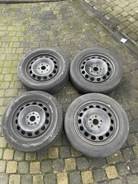 Felgi stalowe 5x112 16 R16 205/55 z oponami ZIMOWYMI