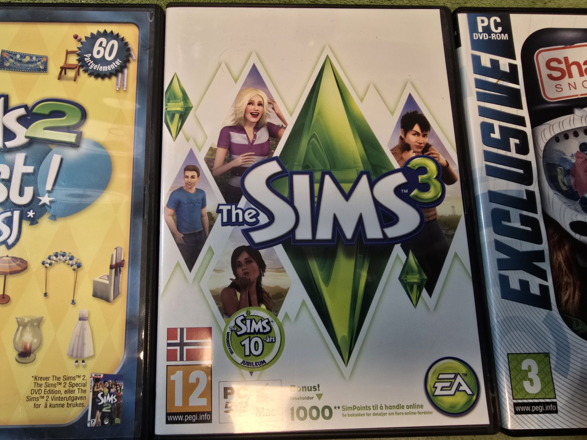 3 gry na komputer PC.
