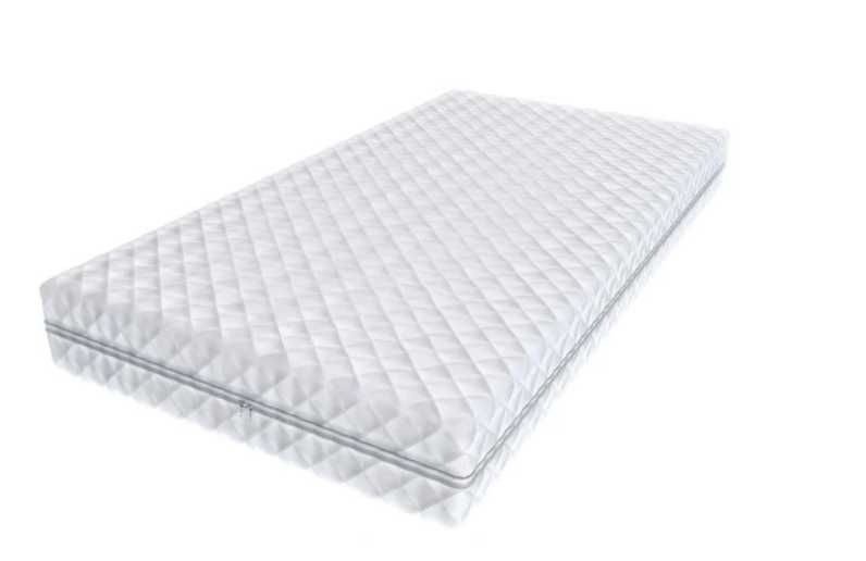 Łóżko tapicerowane 160x80 szuflada + materac +  bariera ochronna