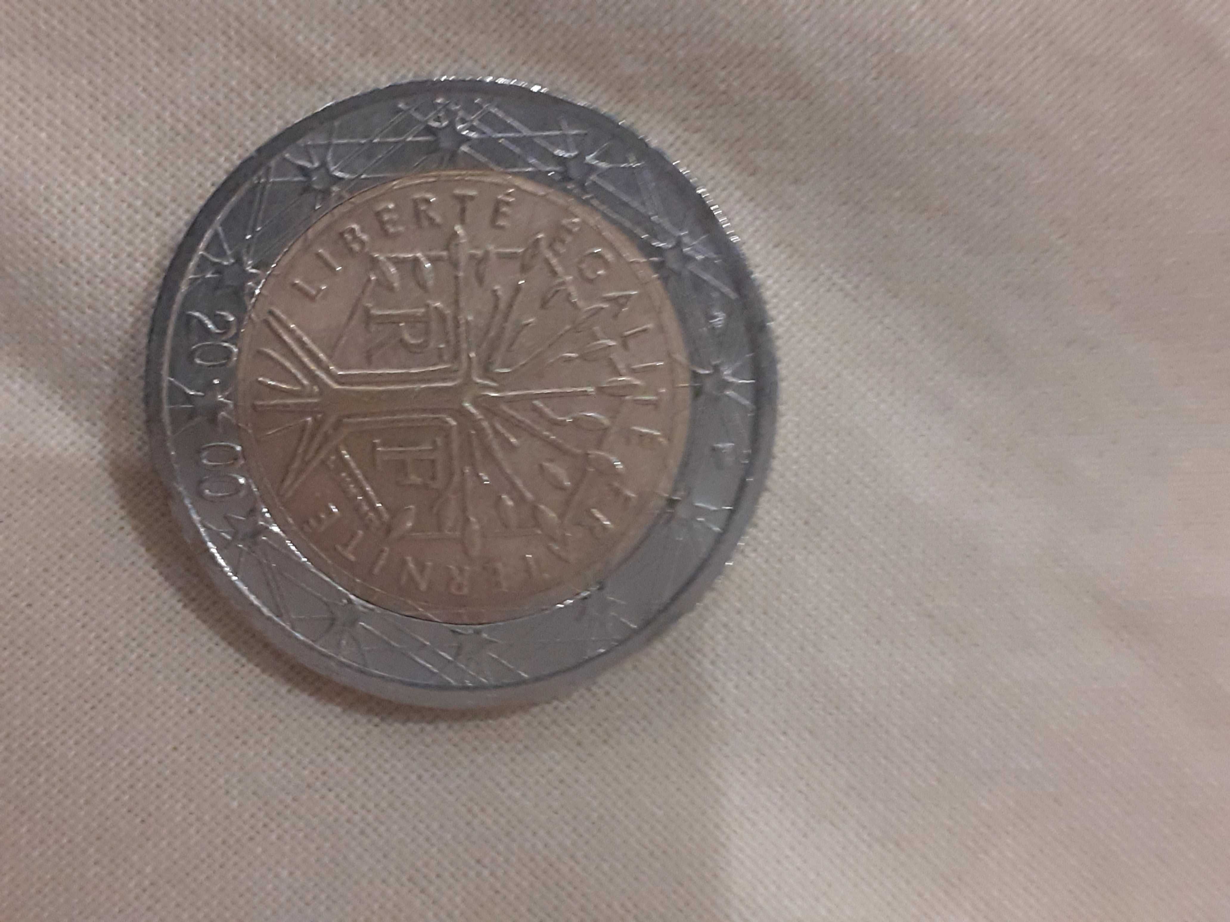 MOEDA RARA  2 € França 2000