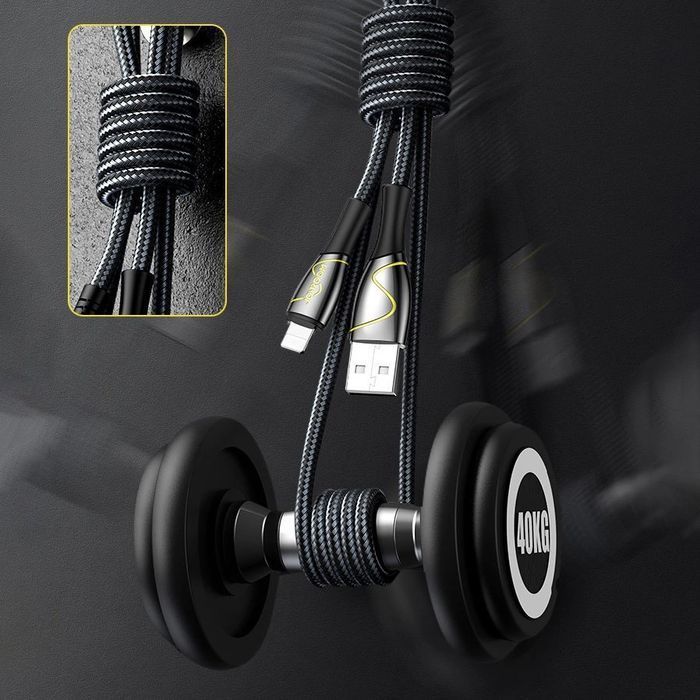 Joyroom Mermaid series kabel USB - Lightning 2,4A 2m czarny