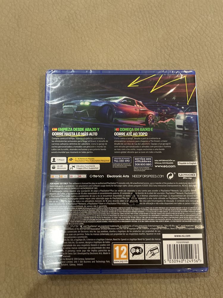 Jogo de carro para ps5,NFS Unbound