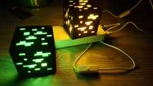 Minecraft lampa 7cmx7cm