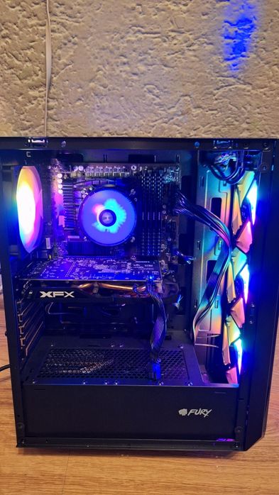 PC/i3 12100f+RX 8GB+16GB DDR4+480SSD W11/Nowe podzesp,akces/OKAZJA