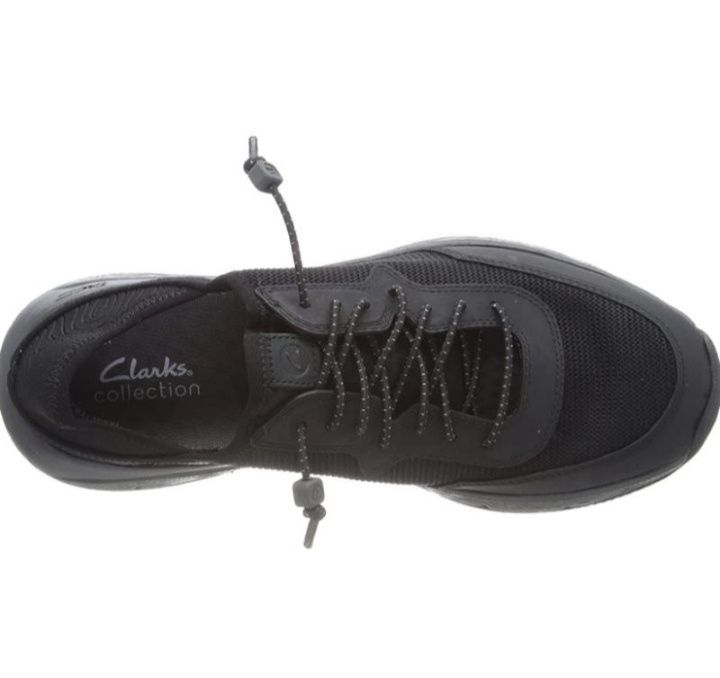 Кросівки clarks davis low black combi.