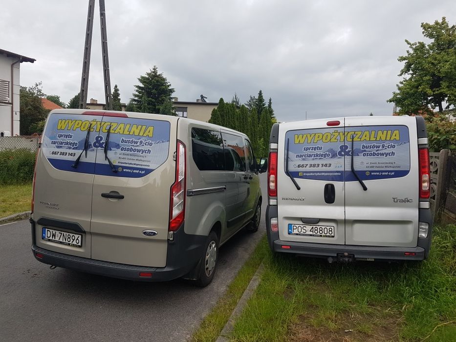 Wypożyczalnia, wynajem busa. Bus 9 osobowy.