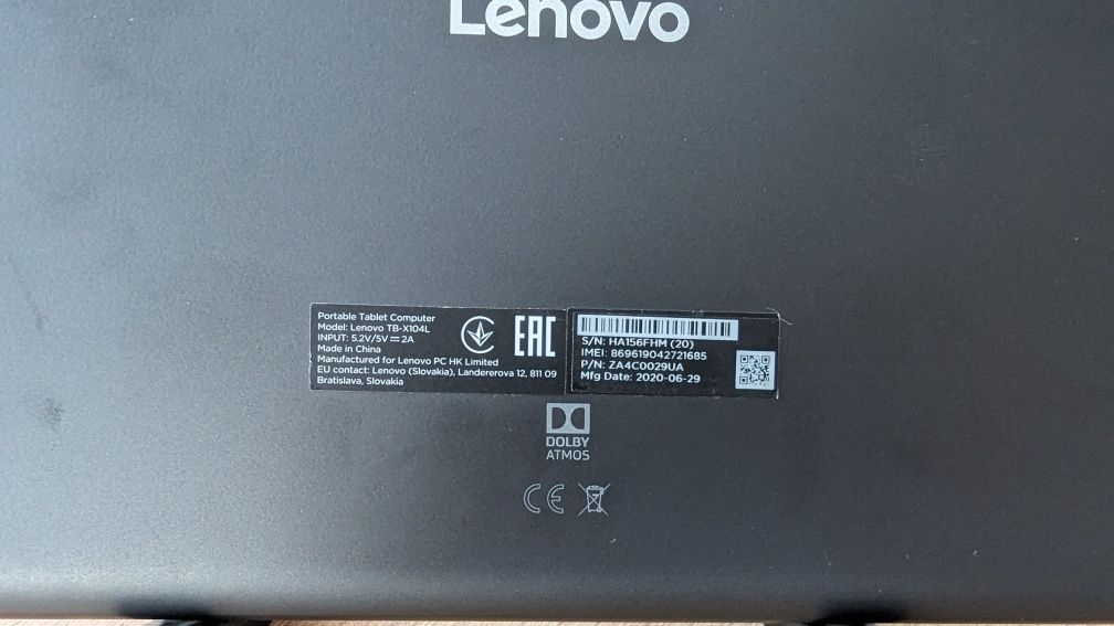 Планшет Lenovo Tab TB-X104L, 2/16 Gb
