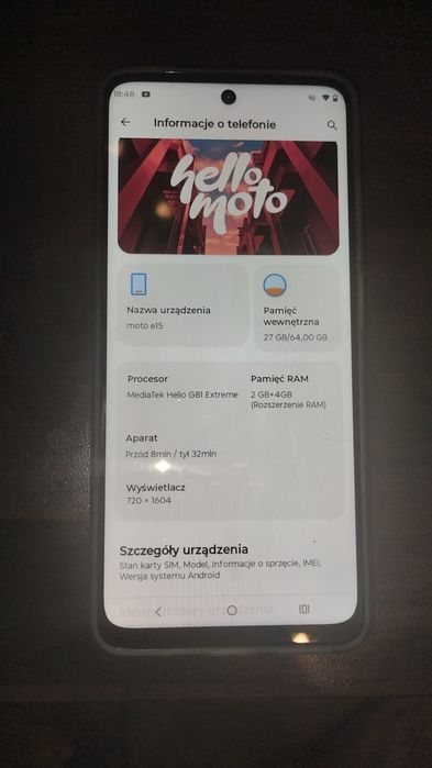 Motorola - Moto e15