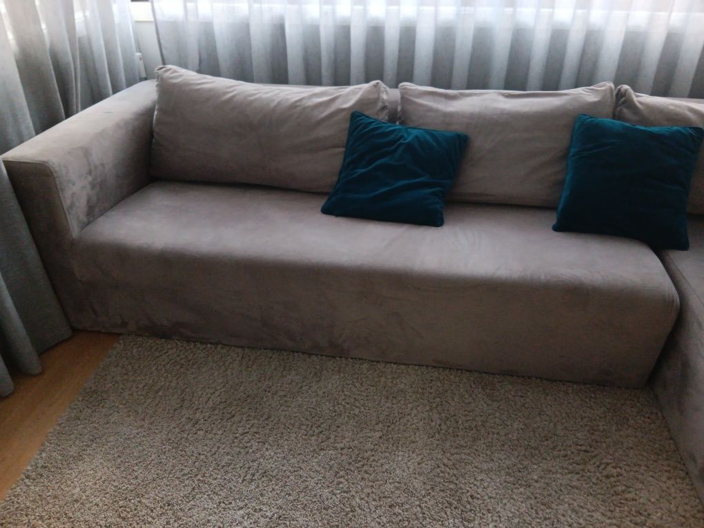 Sofá com chaise Long | Como Novo