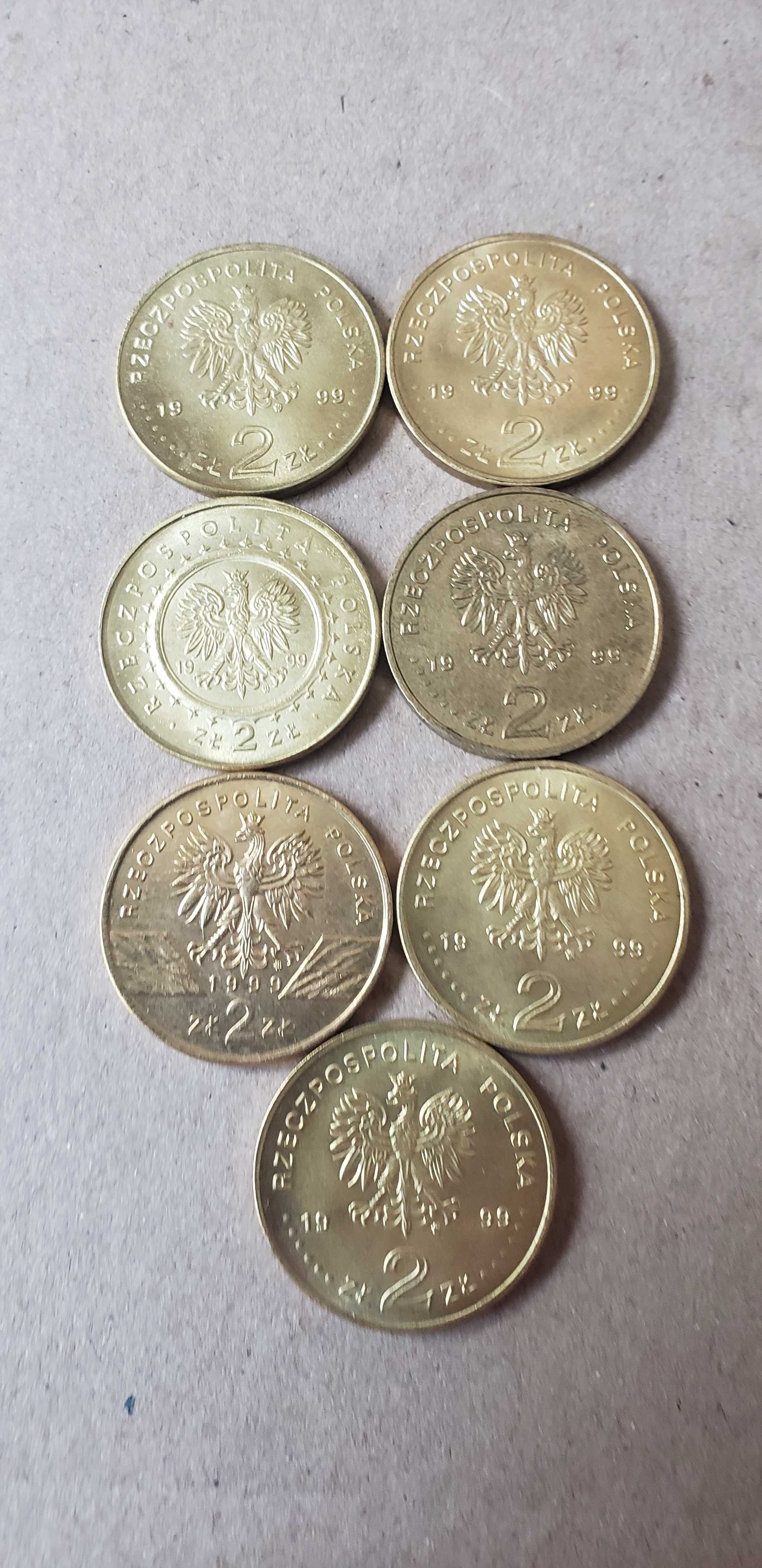 Монеты Польши 2 злотые годовой набор 1999 год