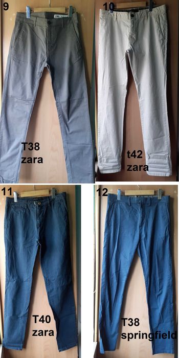 Calças chino homem Tamanho 38, 40, 42