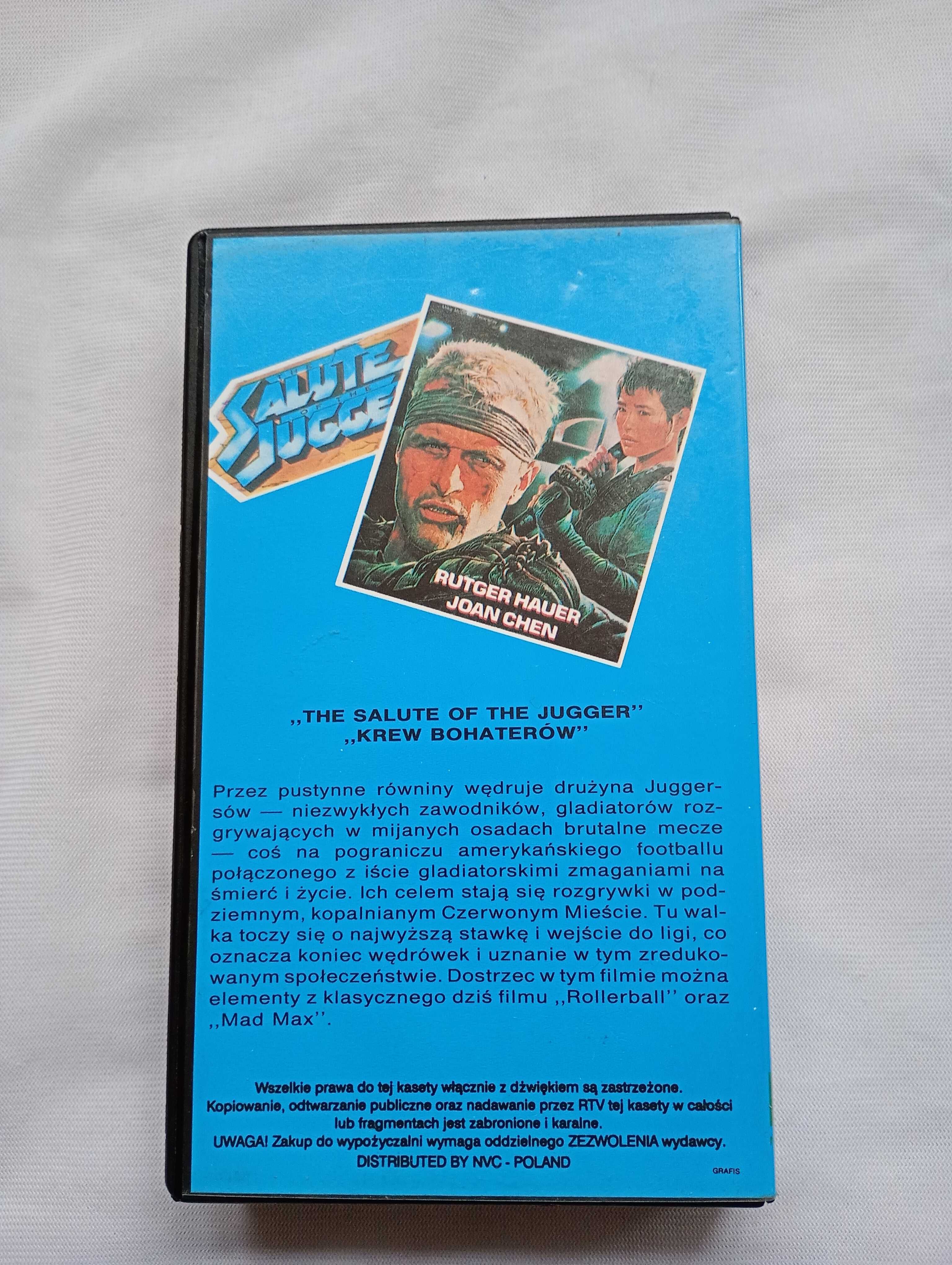 Krew Bohaterów kaseta video VHS Rutger Hauer