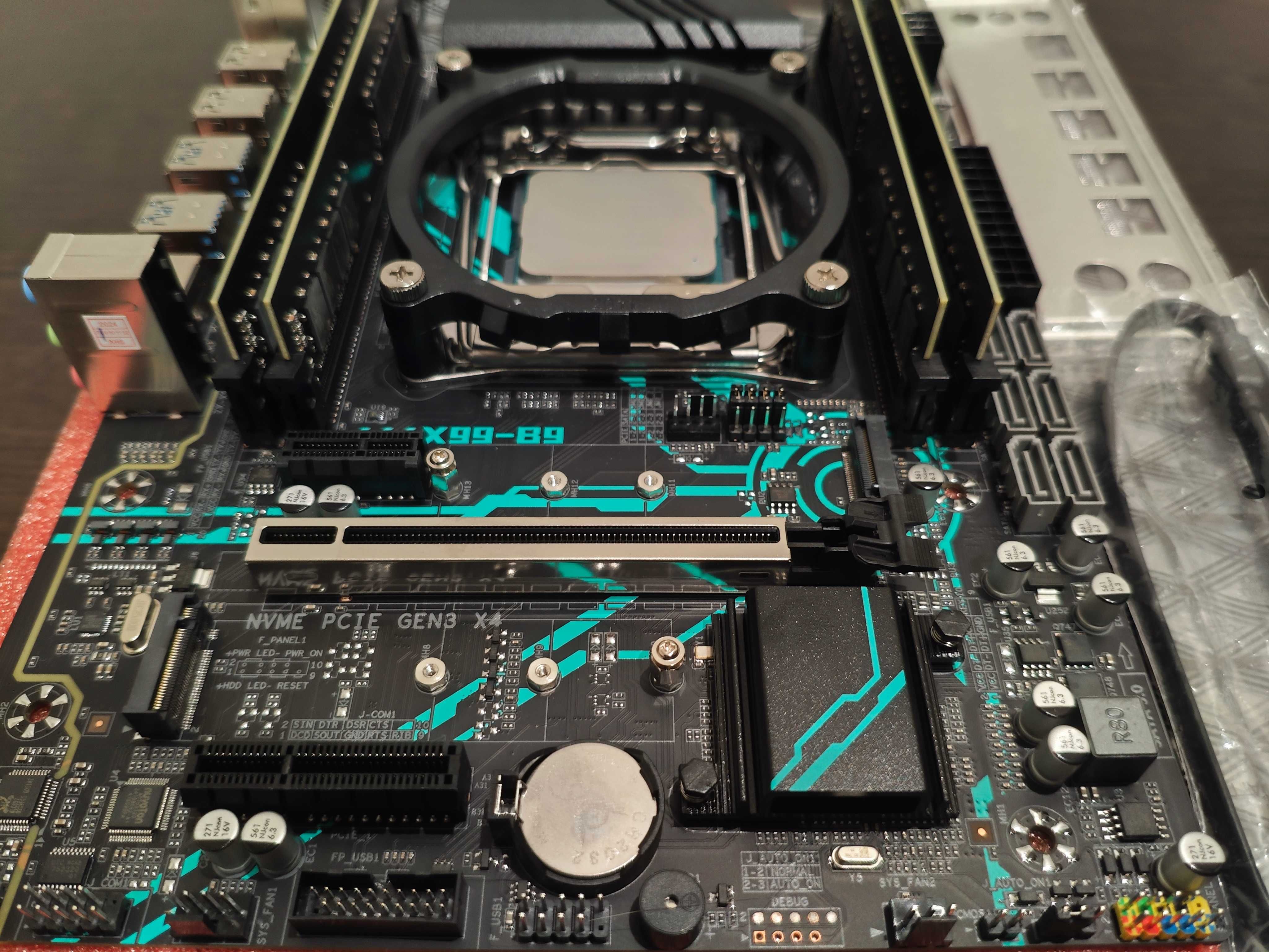 X99 2011v3 MACHINIST B9 + 2680v3 + 16Gb DDR4 ОЗУ/E5 2666v3 2660v4 2643