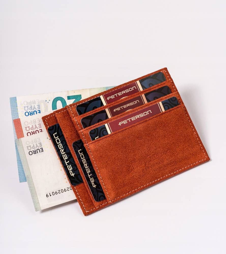 skórzane etui na dokumenty i banknoty - peterson