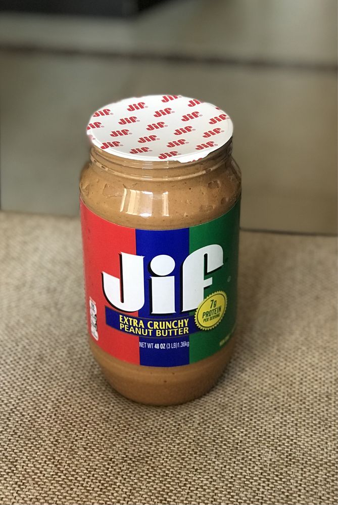 1.36 кг. Арахісова паста/масло Jif Extra Crunchy з США