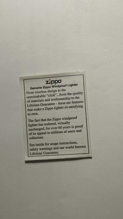Isqueiro Zippo serie 3