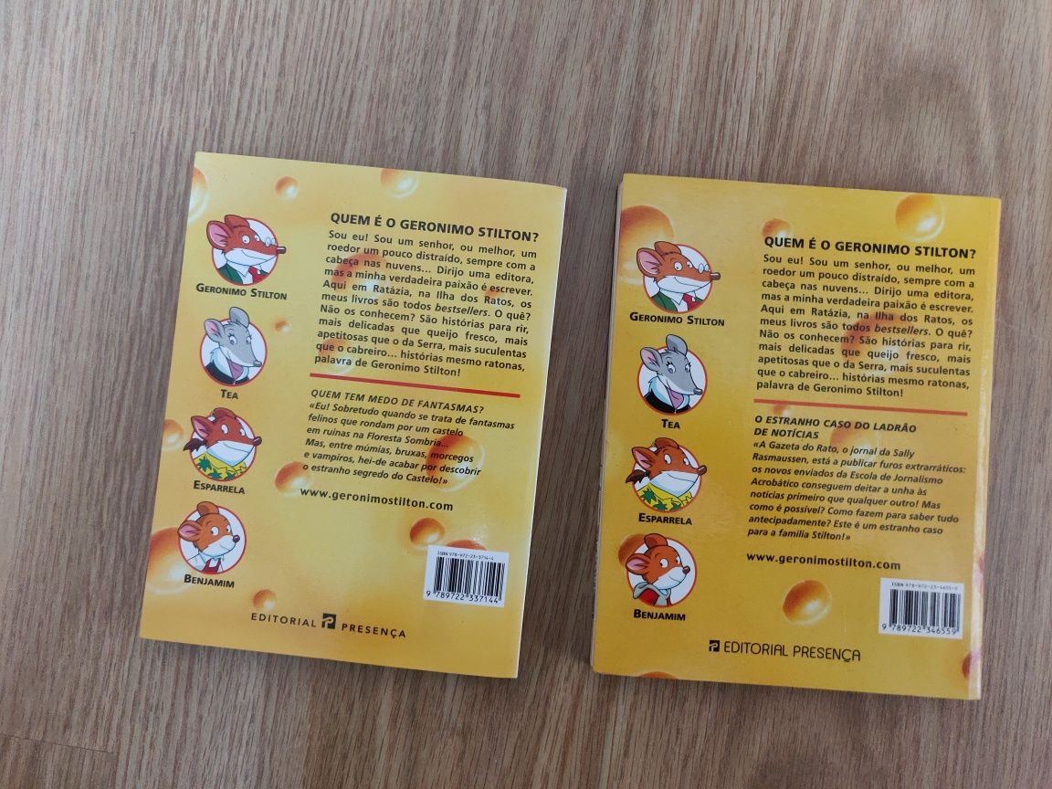 livros gerónimo stilton