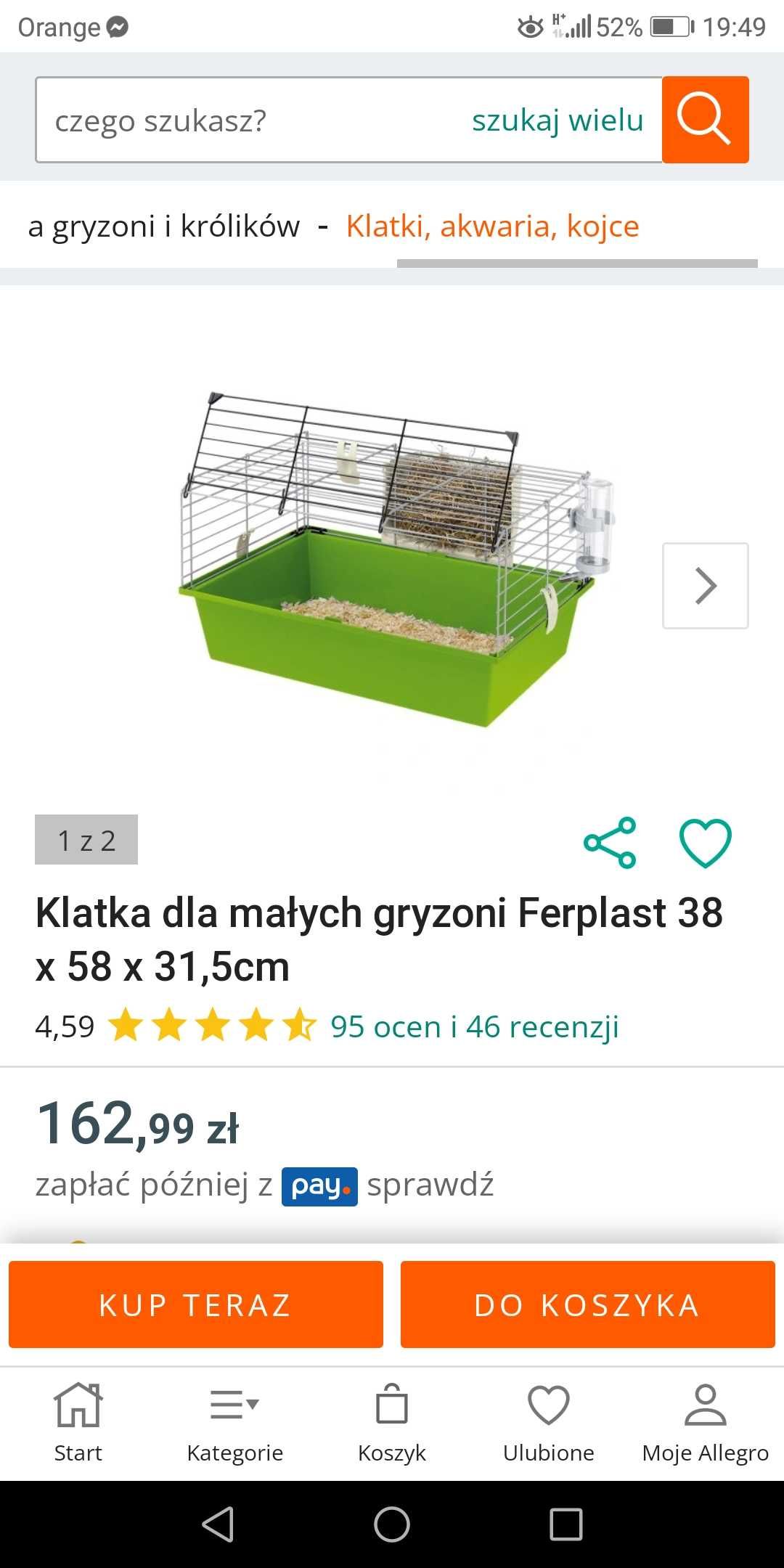 Klatka Ferplast cavie 60