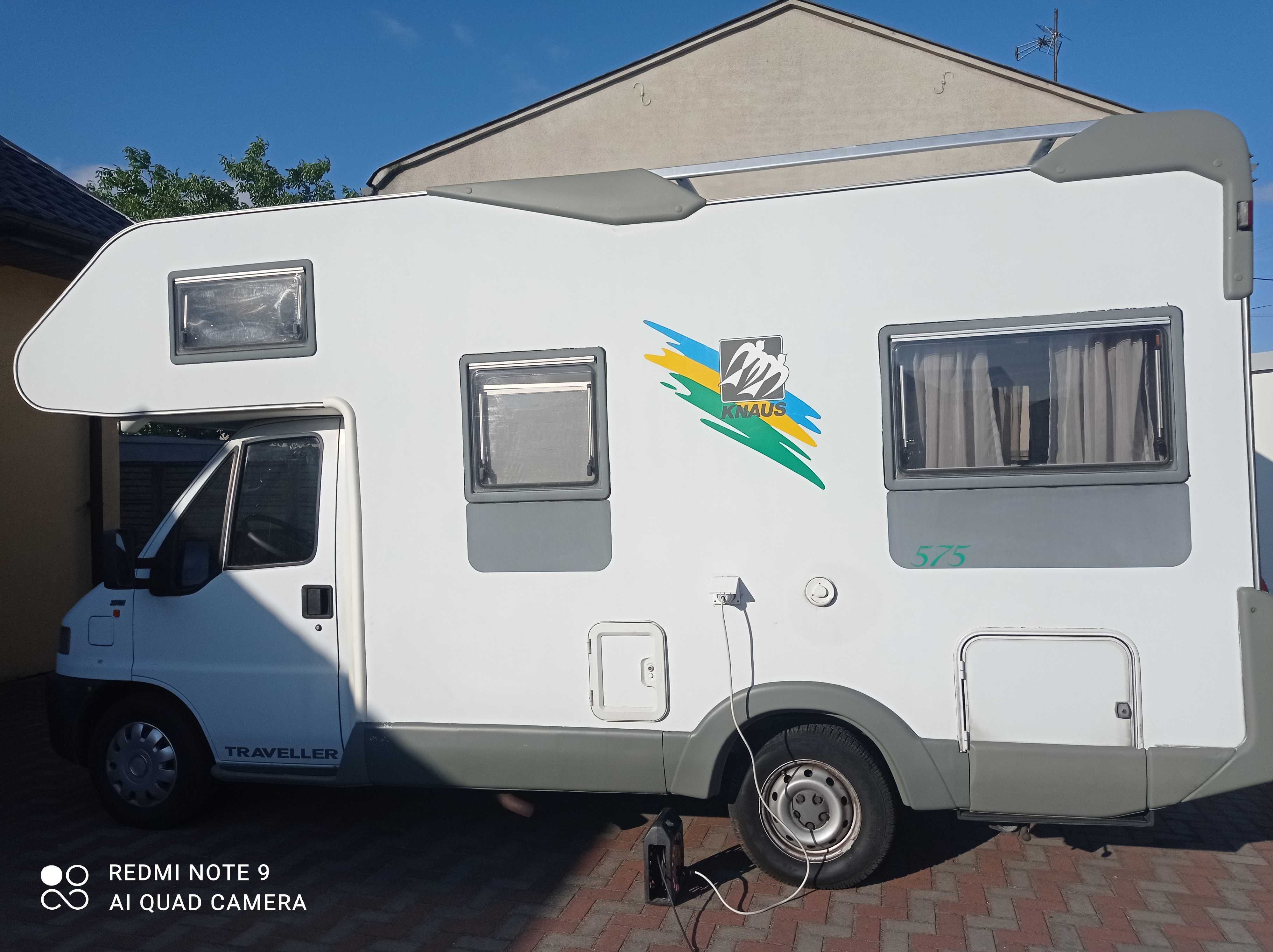 Wynajem Kampera KNAUS Traveller 575 2xKlima Kutno 4osoby Ducato 2,5tdi