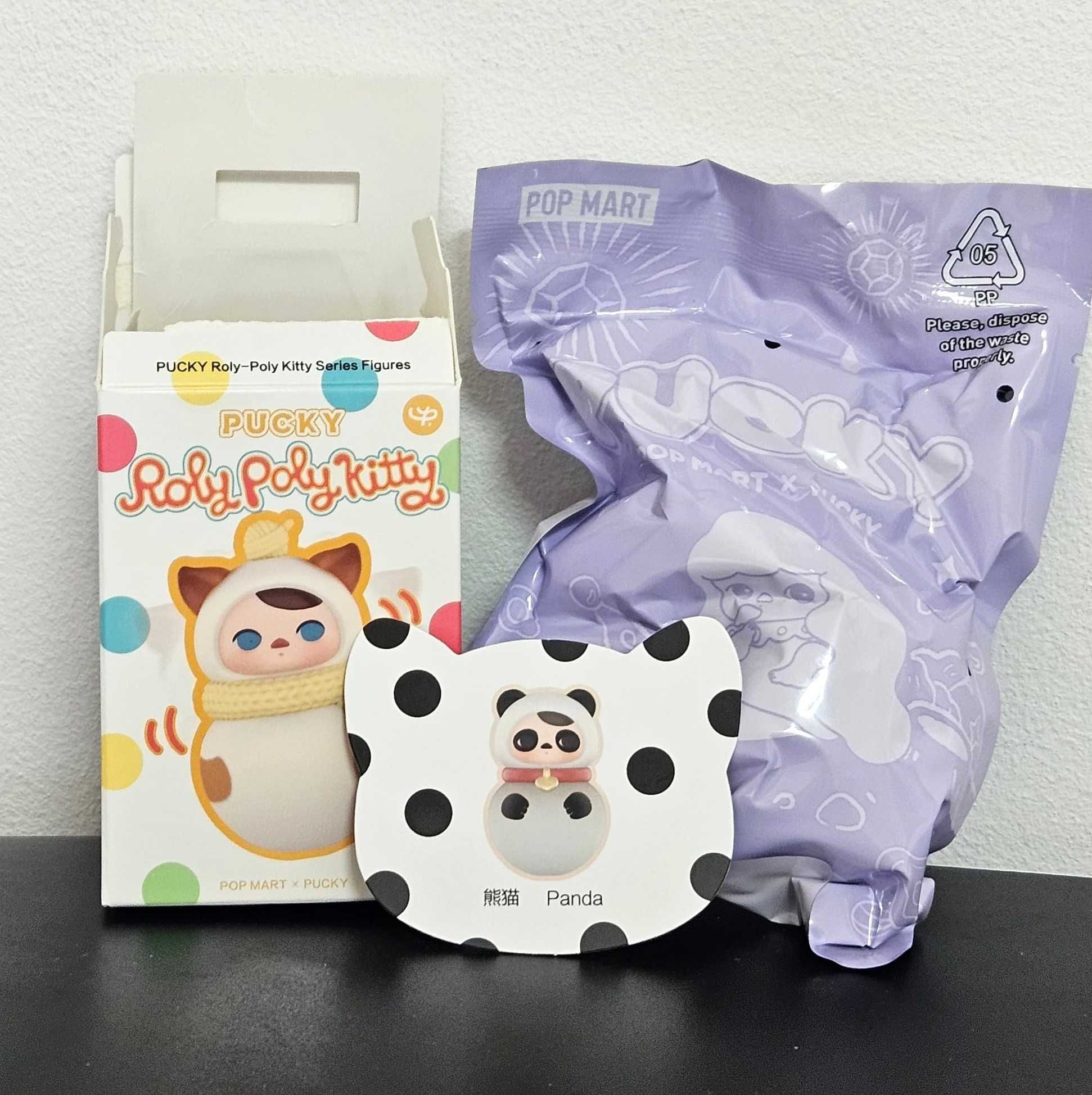 Popmart Pucky Roly Poly Kitty - Panda