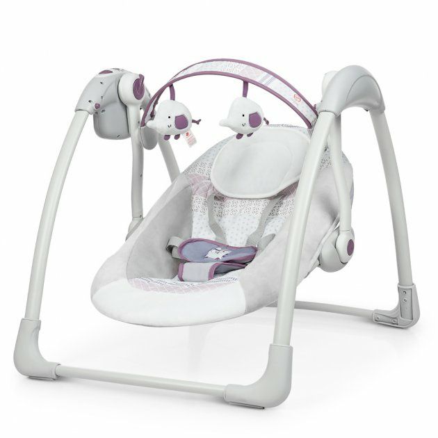 Дитяча качеля-шезлонг Bambi 6505 Mastela Deluxe Portable Swing