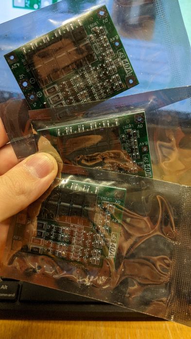 Плата bms 3s25a 3s40a 3s60a 4S 40А (з балансуванням 100mA). Плата конт