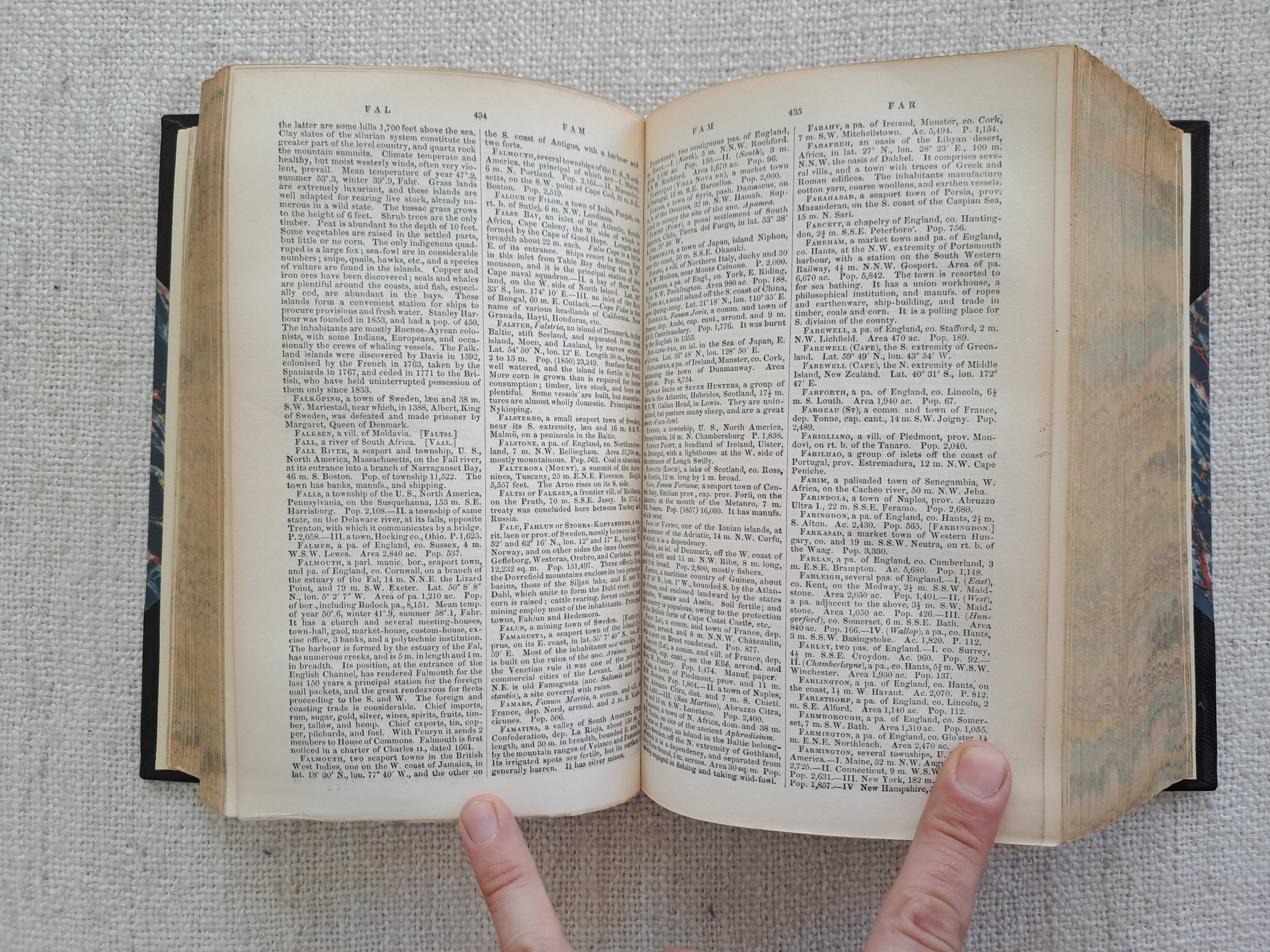 1862 rok. Słownik Geograficzny. Dictionary of Geography