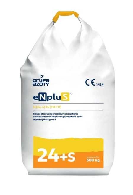 Enplus, nawóz azotowy z siarką, saletrosan, neplus 24N bigbag