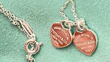 Naszyjnik Tiffany & Co. double heart tag