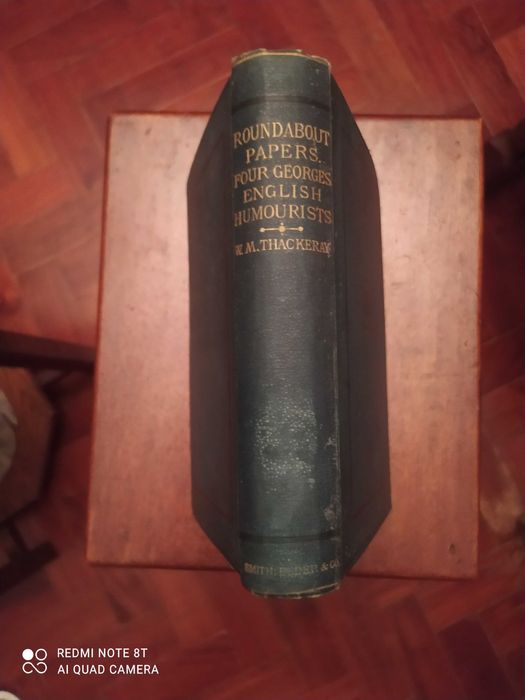 Roundabout Papers de W M Thackeray 1891