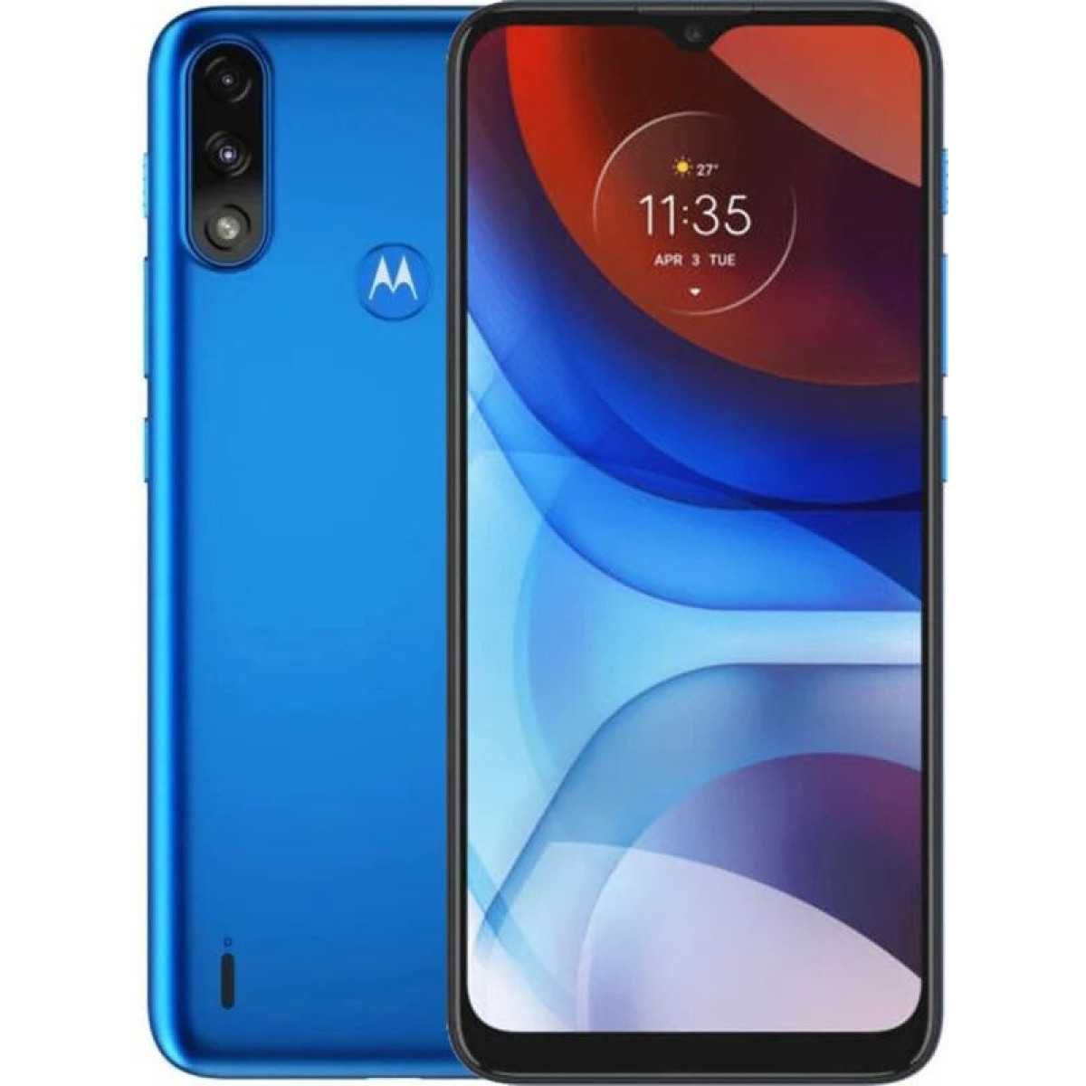Motorola E7 Power 4/64GB Tahiti Blue 5000 mAh IP52 новый комплект