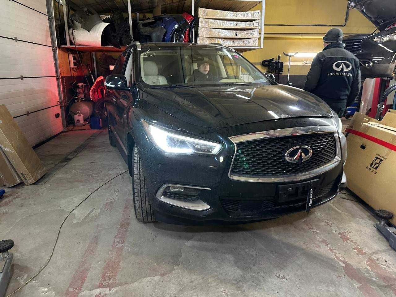 Полное восстановление infiniti qx q серии и Nissan ремонт покраска